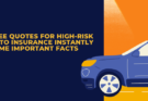 Free Quotes for High-Risk Auto Insurance Instantly: Some Important Facts