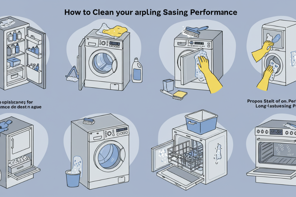 How To Clean Your Appliances For Long-Lasting Performance